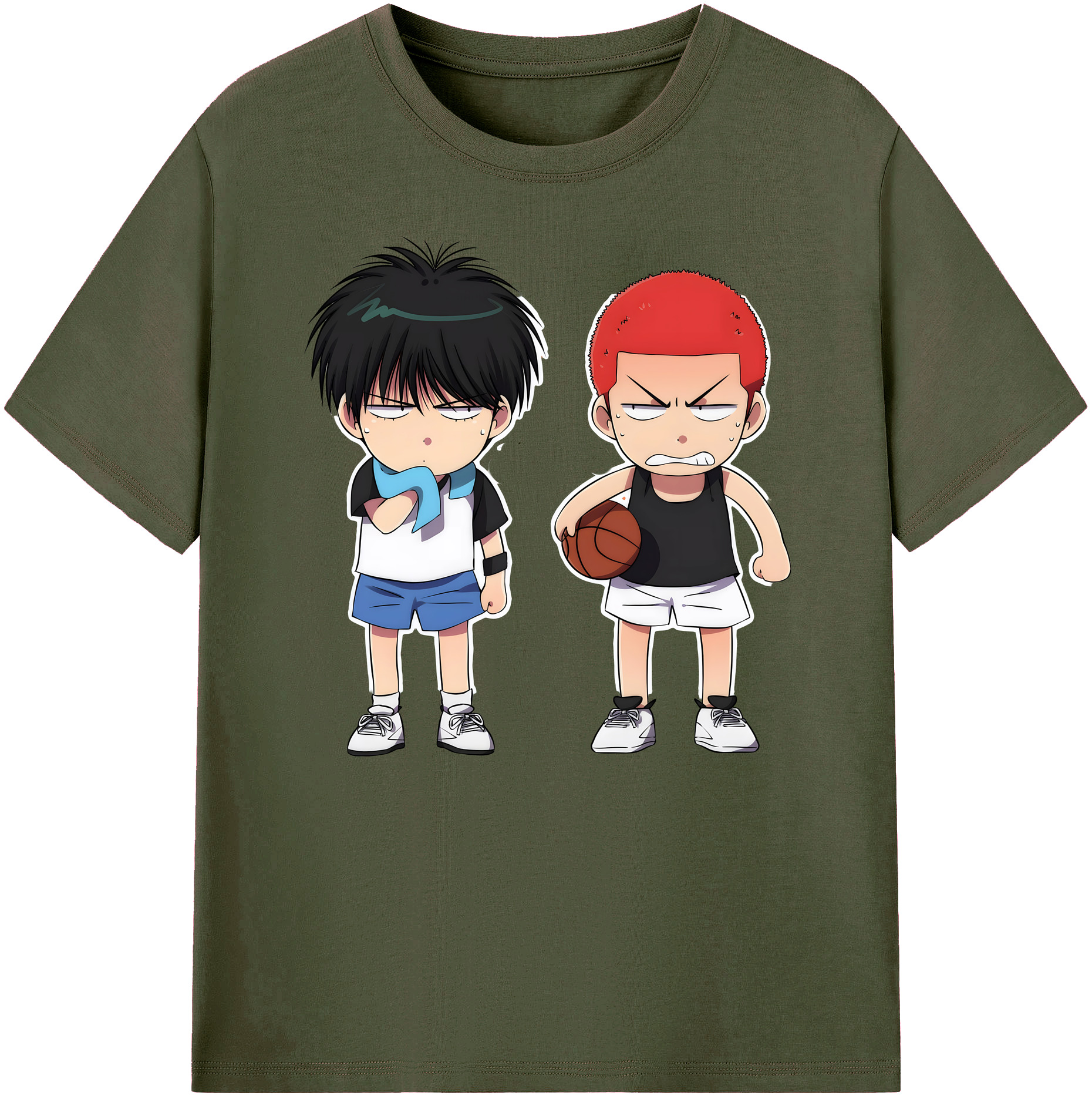 （画像用） SLAM DUNK／スラムダンク 綿100％ メンズ半袖Tシャツ｜肌触りやわらか＆通気性